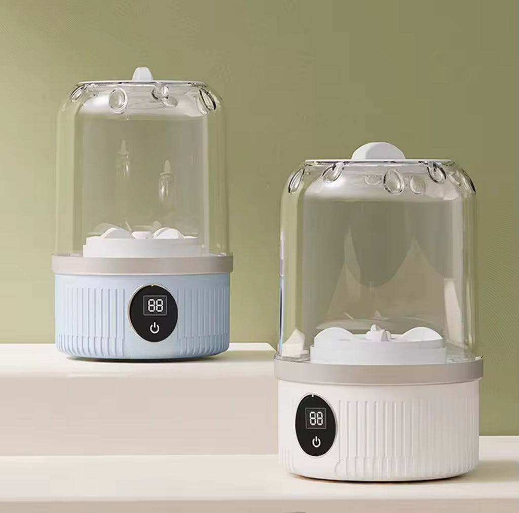 Portable Mini Washing Machine Compact Laundry Washer for Dorms Travel Camping Hotel Apartment Easy Clothes Cleaning