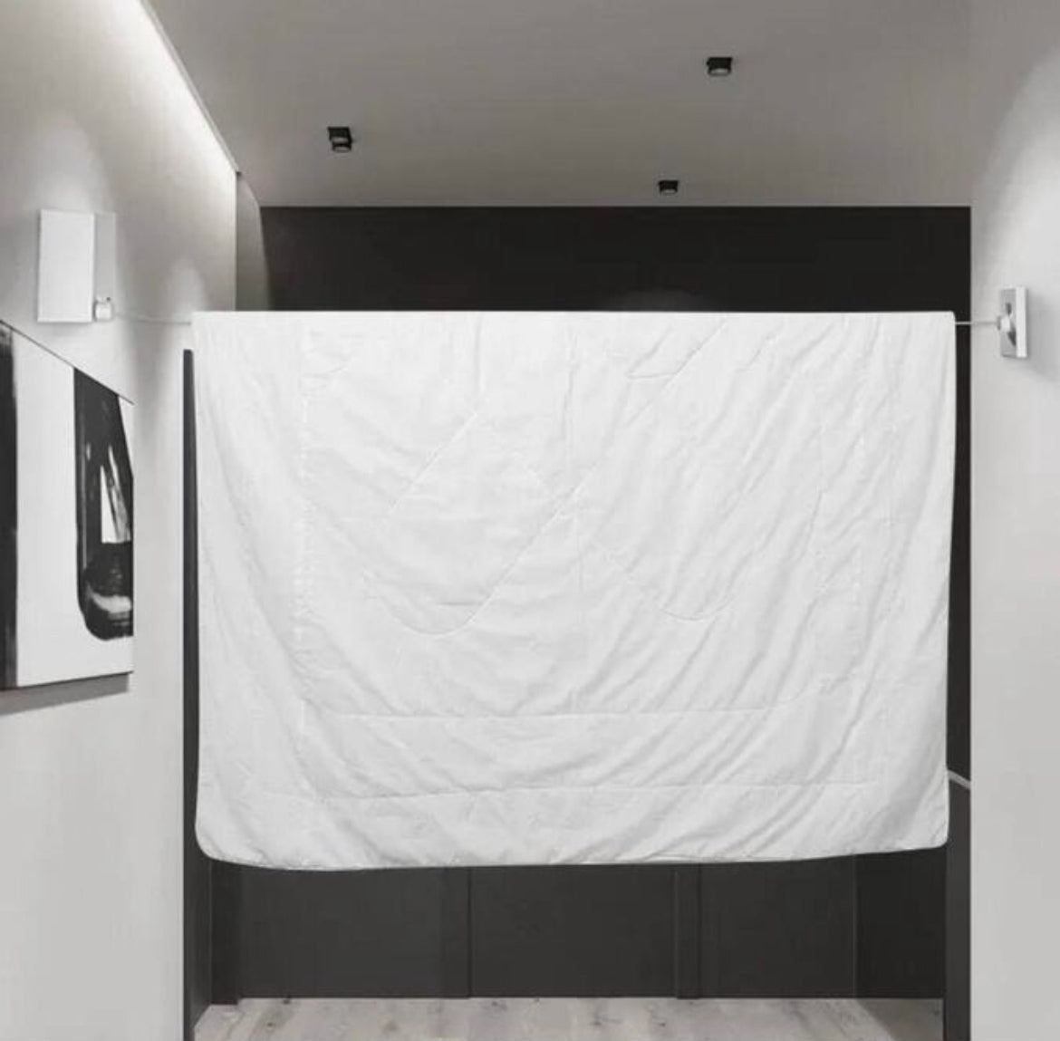 4M Retractable Clothesline – Indoor & Outdoor Invisible Drying Line for Balcony, Wall-Mounted Laundry Hanger